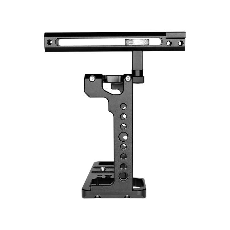 YELANGU C18 YLG0915A-B Video Camera Cage Stabilizer with Handle for Panasonic Lumix DC-S1H / DC-S1 / DC-S1R (Black) - Camera Accessories by YELANGU | Online Shopping UK | buy2fix