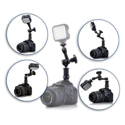 7 inch Adjustable Friction Articulating Magic Arm + Large Claws Clips (Black) - Camera Accessories by buy2fix | Online Shopping UK | buy2fix