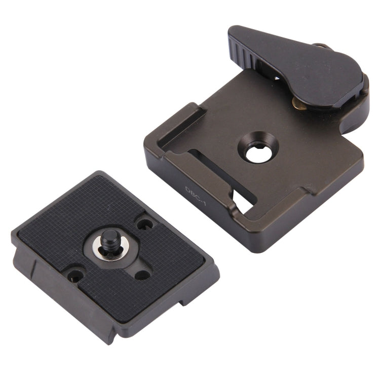 Fittest DBC-1 Aluminium Alloy Quick Release Clamp Adapter with 200PL-14 Quick Release Plate for Camera Tripod - Quick Release Plate by FITTEST | Online Shopping UK | buy2fix