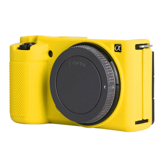 For Sony ZV-E10 Soft Silicone Protective Case (Yellow) - Camera Accessories by buy2fix | Online Shopping UK | buy2fix