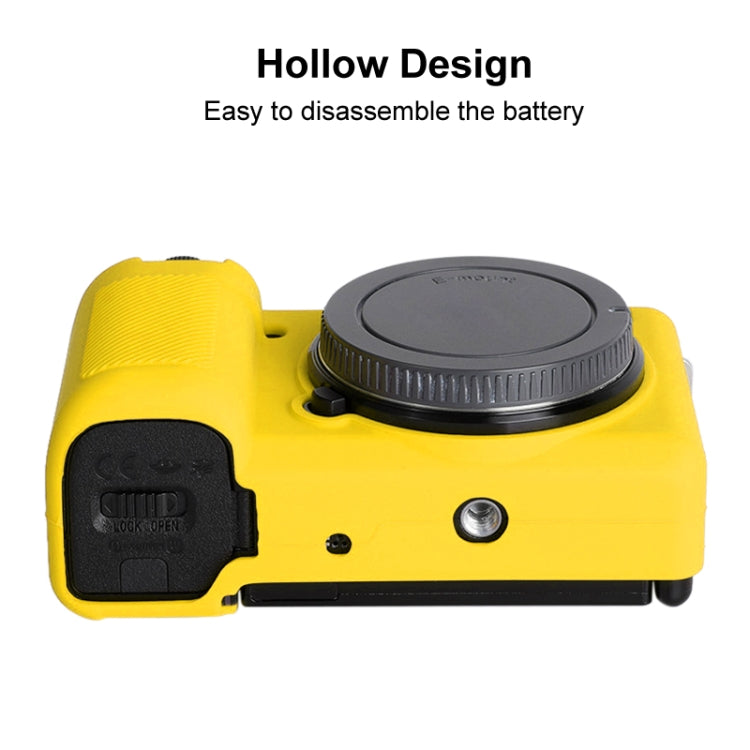 For Sony ZV-E10 Soft Silicone Protective Case (Yellow) - Camera Accessories by buy2fix | Online Shopping UK | buy2fix