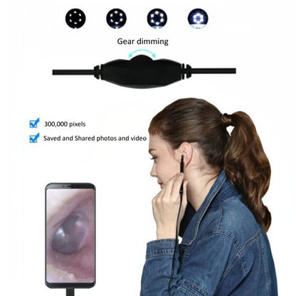 I96 0.3MP HD Visual Ear Nose Tooth Endoscope Borescope with 6 LEDs, Lens Diameter: 5.5mm, Length: 2m - Consumer Electronics by buy2fix | Online Shopping UK | buy2fix