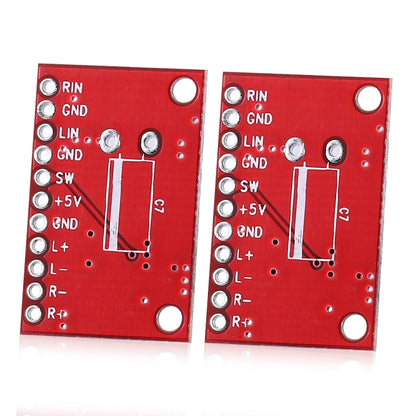 2 PCS LandaTianrui LDTR-WG0126 3W Audio Amplifier Board (Red) - Other Accessories by buy2fix | Online Shopping UK | buy2fix