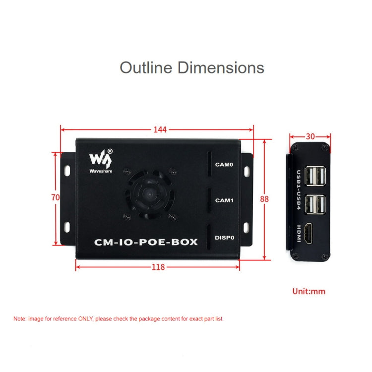 Waveshare Mini-Computer for Raspberry Pi CM(EU Plug) - Consumer Electronics by buy2fix | Online Shopping UK | buy2fix