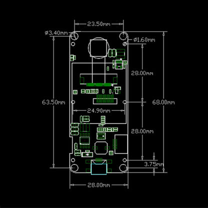 TTGO T-Camera Plus Fish-eye Lens ESP32-DOWDQ6 8MB SPRAM Camera Module OV2640 1.3 inch Display Rear Camera, Wiring Extended Version - Module by TTGO | Online Shopping UK | buy2fix