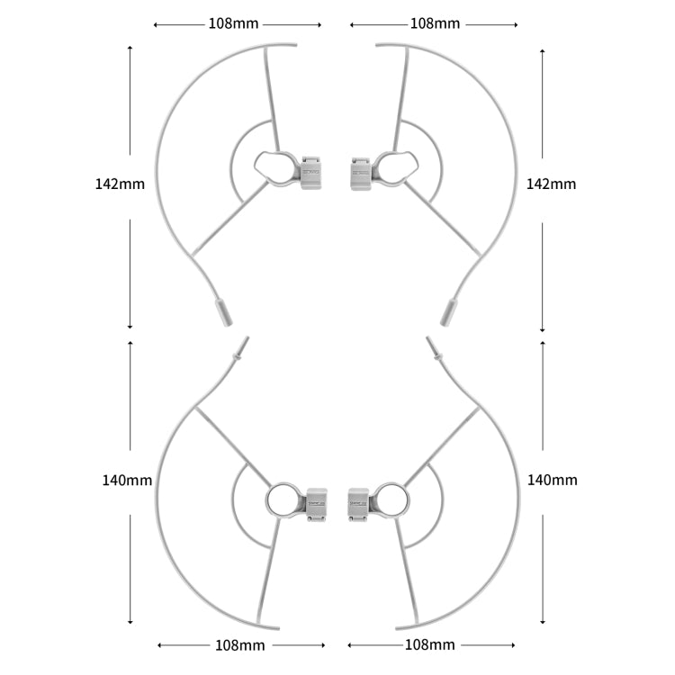 STARTRC 1109131 Drone Propeller Protective Guard Anti-collision Ring for DJI Mini  2 / Mavic Mini(Grey) - Other by STARTRC | Online Shopping UK | buy2fix