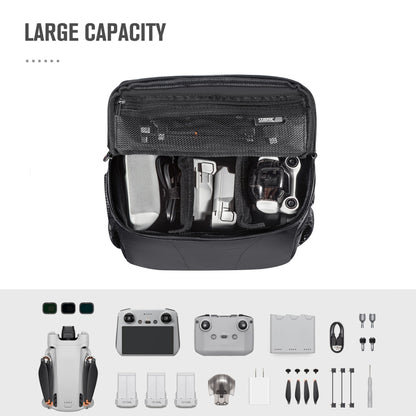 STARTRC Portable Carry Box Single Shoulder Storage Bag for DJI Mini 3 Pro / Air 2S / Mini 2 / Mavic 3 / Air 2 (Black) - DJI & GoPro Accessories by STARTRC | Online Shopping UK | buy2fix