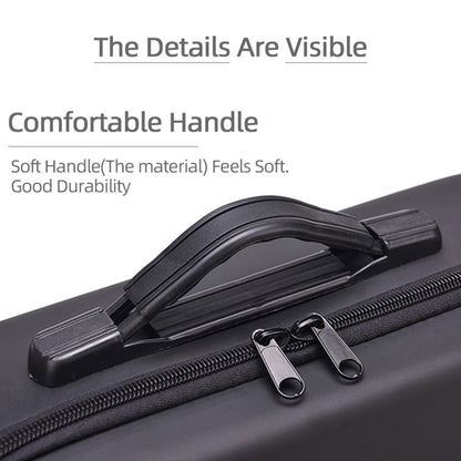 For DJI Mini 2 SE Shockproof Carrying Hard Case Shoulder Bag, Size: 29 x 19.5 x 10cm (Black Black) - DJI & GoPro Accessories by buy2fix | Online Shopping UK | buy2fix