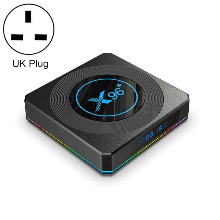 X96 X4 8K Smart TV BOX Android 11.0 Media Player with Remote Control, Amlogic S905X4 Quad Core ARM Cortex A55, RAM: 4GB, ROM: 32GB, Support 1000M, Dual Band WiFi, Bluetooth, UK Plug - Consumer Electronics by Beelink | Online Shopping UK | buy2fix