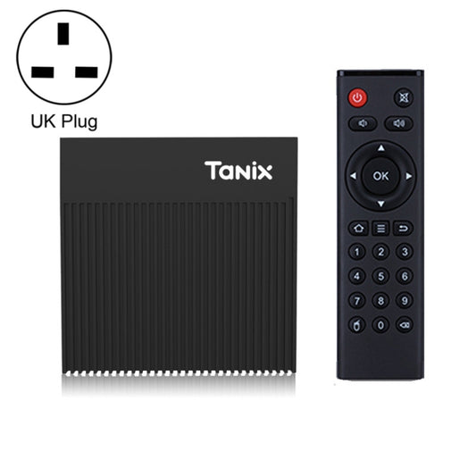 Tanix X4 Android 11 Smart TV Box, Amlogic S905X4 Quad Core, 4GB+64GB, Dual Wifi, BT(UK Plug) - Consumer Electronics by buy2fix | Online Shopping UK | buy2fix