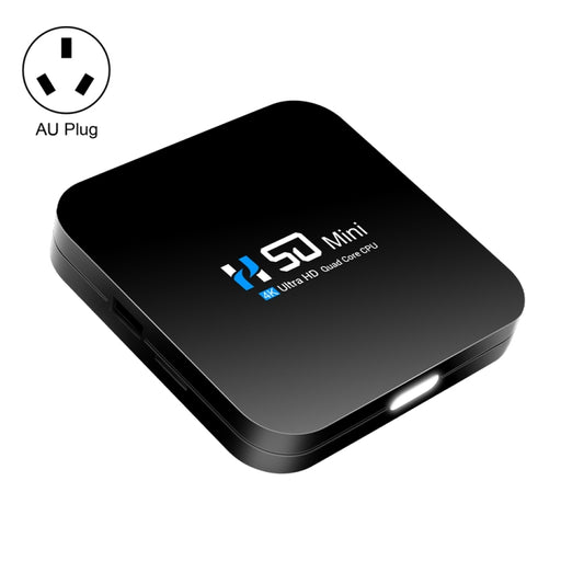 H50 Mini 4K Smart Network TV Box, Android 10.0, RK3318 Quad Core, 2GB+8GB, AU Plug - Consumer Electronics by buy2fix | Online Shopping UK | buy2fix