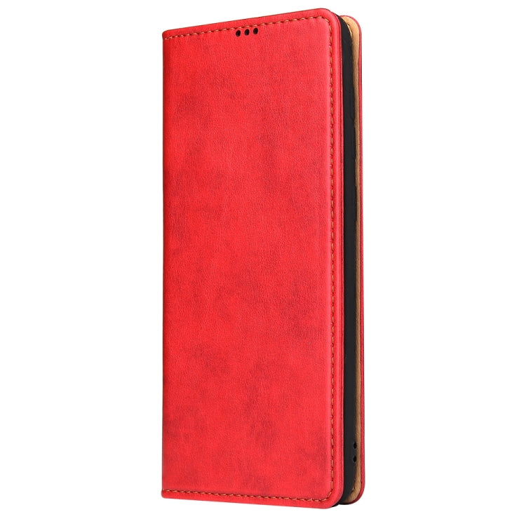 Fierre Shann Dermis Texture PU +TPU Horizontal Flip Leather Case with Holder & Card Slots & Wallet For Galaxy A50(Red) - Galaxy Phone Cases by FIERRE SHANN | Online Shopping UK | buy2fix