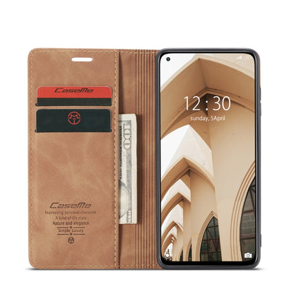 For Xiaomi Mi 10T Lite 5G CaseMe-013 Multifunctional Retro Frosted Horizontal Flip Leather Case with Card Slot & Holder & Wallet(Brown) - Xiaomi Cases by CaseMe | Online Shopping UK | buy2fix