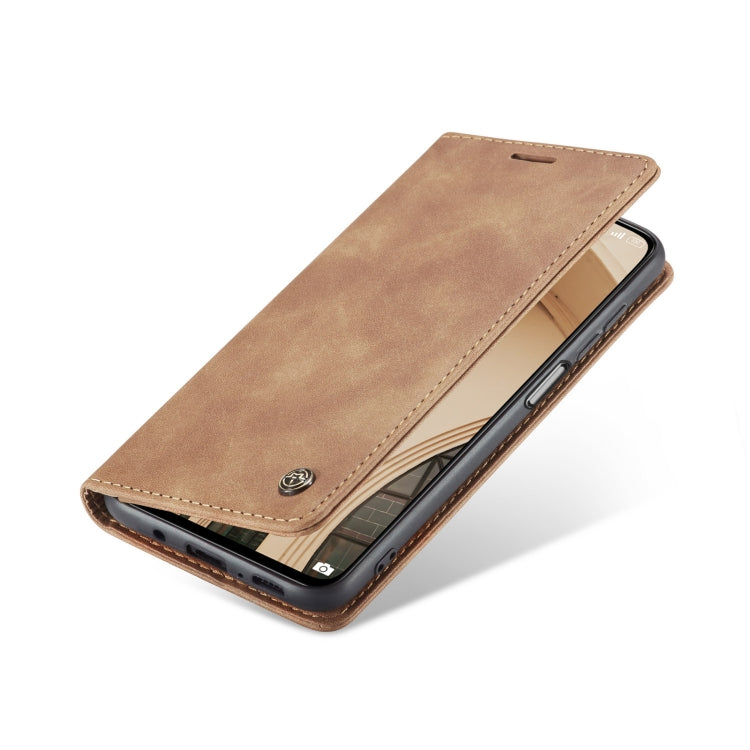 For Xiaomi Mi 10T Lite 5G CaseMe-013 Multifunctional Retro Frosted Horizontal Flip Leather Case with Card Slot & Holder & Wallet(Brown) - Xiaomi Cases by CaseMe | Online Shopping UK | buy2fix