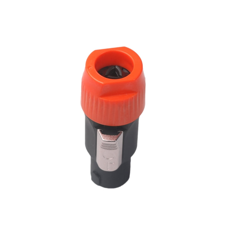 NL4FC 2221 4 Pin Plug Male Speaker Audio Connector(Orange) - Consumer Electronics by buy2fix | Online Shopping UK | buy2fix