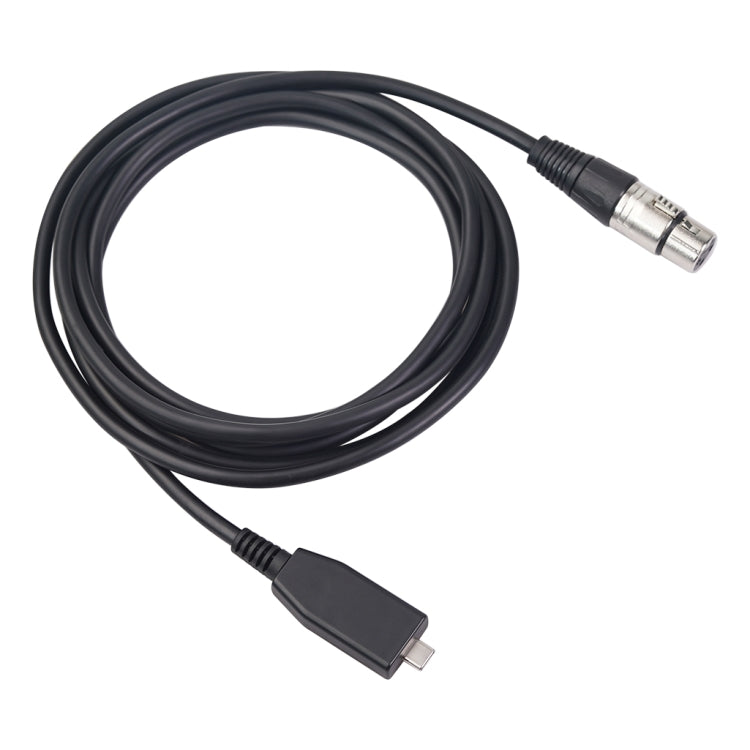 TY18 USB-C / Type-C Male to Cannon Female Microphone Recording Cable, Cable Length:3m - Consumer Electronics by buy2fix | Online Shopping UK | buy2fix