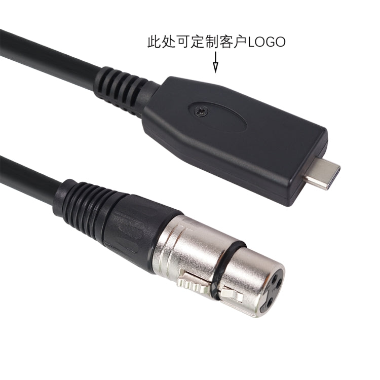 TY18 USB-C / Type-C Male to Cannon Female Microphone Recording Cable, Cable Length:3m - Consumer Electronics by buy2fix | Online Shopping UK | buy2fix