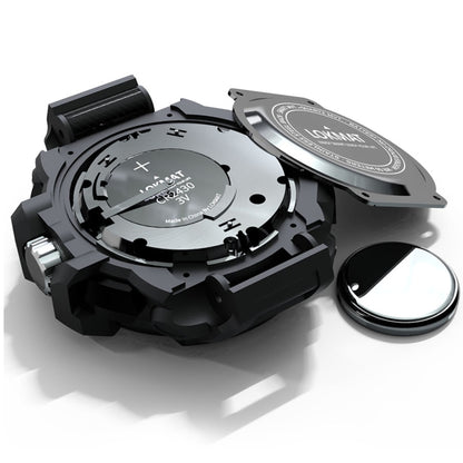 Lokmat MK28 1.4 inch FSTN Screen IP68 Waterproof Smart Watch, Support Information Reminder / Remote Camera / Sport Record(Black) - Smart Wear by Lokmat | Online Shopping UK | buy2fix
