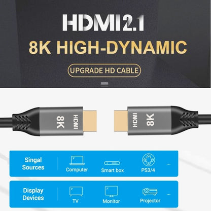 HDMI2.1 8K 120Hz High Dynamic HD Cable, Cable Length:2m -  by buy2fix | Online Shopping UK | buy2fix