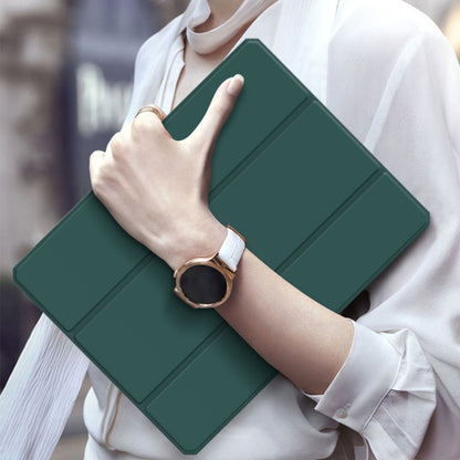 Mutural Pinyue Series PC + TPU Horizontal Flip Leather Case with Holder & Pen Slot & Sleep / Wake-up Function For iPad Air 2022 / 2020 10.9(Dark Green) - iPad Air (2022) / (2020) 10.9 Cases by Mutural | Online Shopping UK | buy2fix