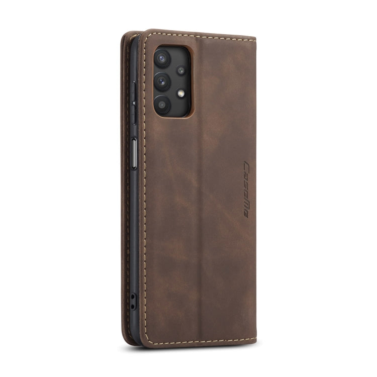 For Samsung Galaxy A32 5G CaseMe 013 Multifunctional Horizontal Flip Leather Case with Holder & Card Slot & Wallet(Coffee) - Samsung Accessories by CaseMe | Online Shopping UK | buy2fix