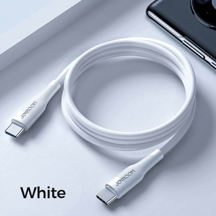 JOYROOM S-1230M3 60W PD Type-C / USB-C to Type-C / USB-C Fast Charging Data Cable, Length:1.2m(White) - USB-C & Type-C Cable by JOYROOM | Online Shopping UK | buy2fix