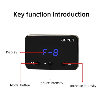 For Peugeot 206 2009- Car Potent Booster Electronic Throttle Controller - In Car by buy2fix | Online Shopping UK | buy2fix