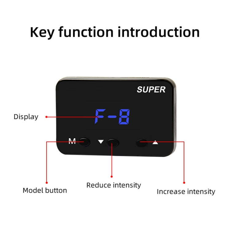 For Nissan Latio 2007- Car Potent Booster Electronic Throttle Controller - In Car by buy2fix | Online Shopping UK | buy2fix