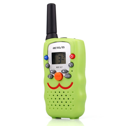 1 Pair RETEVIS RT32 0.5W US Frequency 462.550-467.7125MHz 22CH Handheld Children Walkie Talkie(Green) - Children by RETEVIS | Online Shopping UK | buy2fix