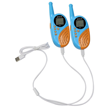 1 Pair RETEVIS RT35 0.5W EU Frequency 446MHz 8CH Handheld Children Walkie Talkie(Blue) - Children by RETEVIS | Online Shopping UK | buy2fix