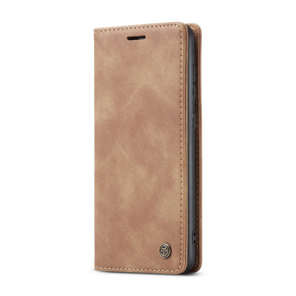 For Samsung Galaxy S21 FE CaseMe 013 Multifunctional Horizontal Flip Leather Case, with Card Slot & Holder & Wallet(Brown) - Samsung Accessories by CaseMe | Online Shopping UK | buy2fix