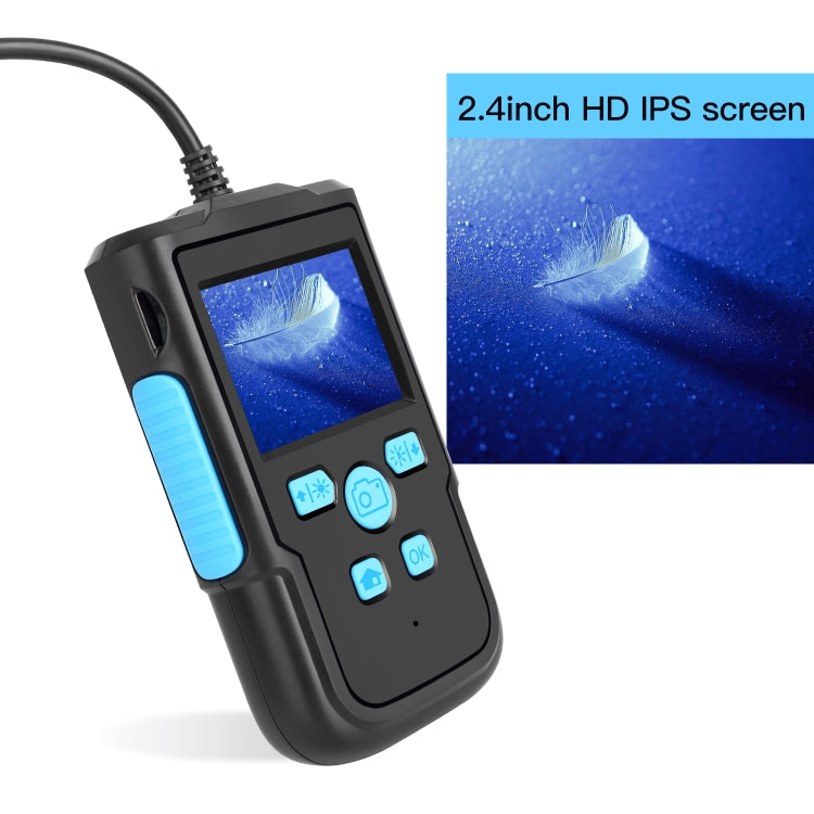 P60B 5.5mm 1080P 2.4 inch IPS Screen IP68 Waterproof HD Digital Endoscope, Length:2m Hard Cable - Consumer Electronics by buy2fix | Online Shopping UK | buy2fix
