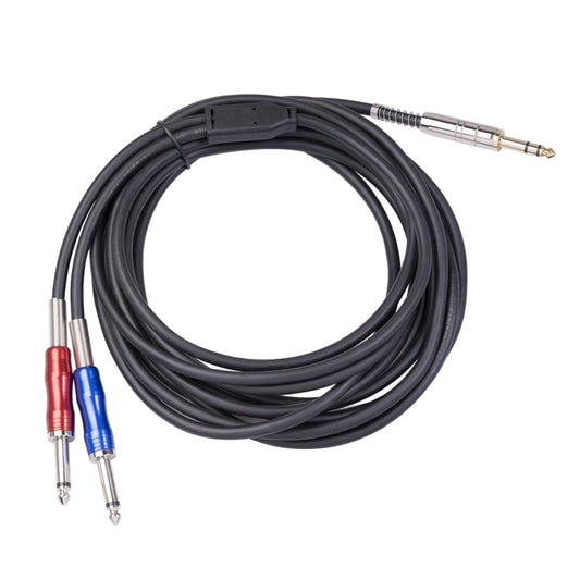 BLS0201-50 Stereo 6.35mm Male to Dual Mono 6.35mm Audio Cable, Length:5m - Consumer Electronics by buy2fix | Online Shopping UK | buy2fix