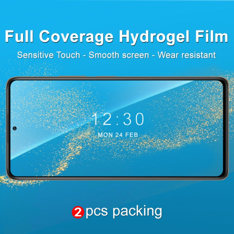 For Xiaomi Redmi Note 10 Pro Overseas Version 2 PCS IMAK Curved Full Screen Hydrogel Film Front Protector -  by imak | Online Shopping UK | buy2fix