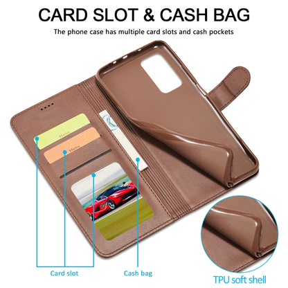 For Xiaomi Redmi Note 10 5G / Poco M3 Pro LC.IMEEKE Calf Texture Horizontal Flip Leather Case with Holder & Card Slots & Wallet(Brown) - Xiaomi Cases by LC.IMEEKE | Online Shopping UK | buy2fix