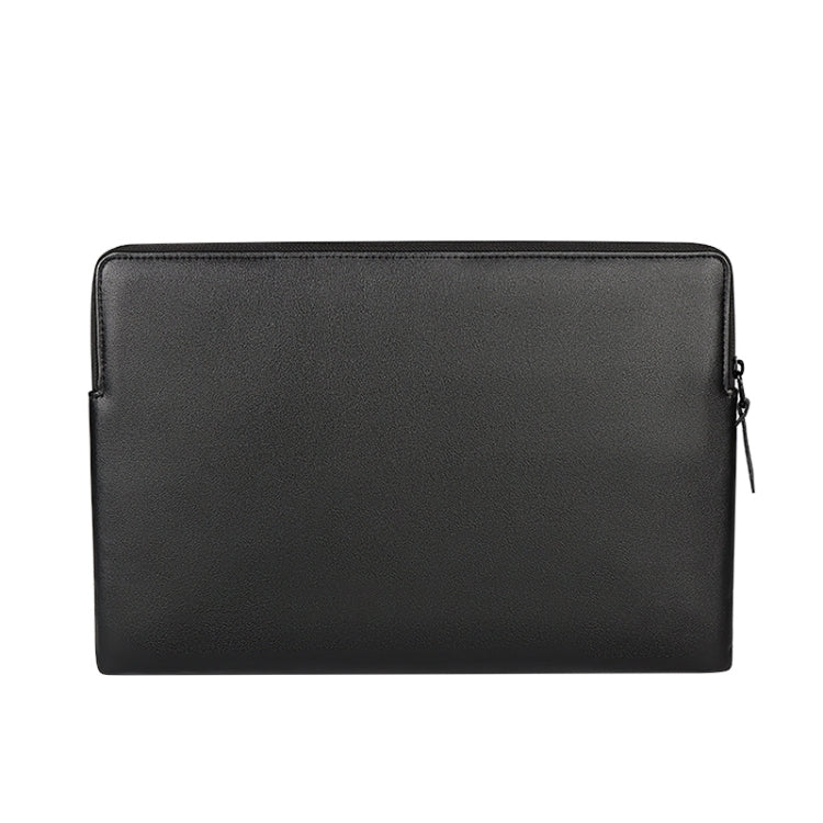 ND09 Laptop Thin and Light PU Liner Bag, Size:14.1-15.4 inch(Black) - 14.1 inch by buy2fix | Online Shopping UK | buy2fix