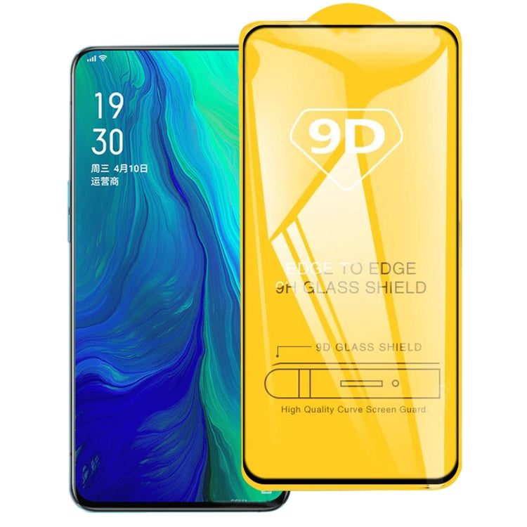 For OPPO Reno5 5G / Reno5 Z 5G 9D Full Glue Full Screen Tempered Glass Film - OPPO Tempered Glass by buy2fix | Online Shopping UK | buy2fix