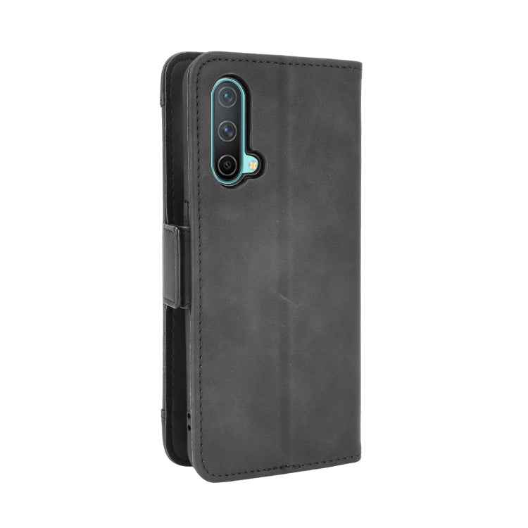 For OnePlus Nord CE 5G Skin Feel Calf Pattern Horizontal Flip Leather Case with Holder & Card Slots & Photo Frame(Black) - OnePlus Cases by buy2fix | Online Shopping UK | buy2fix