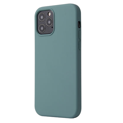 For iPhone 13 Solid Color Liquid Silicone Shockproof Protective Case(Pine Green) - iPhone 13 Cases by buy2fix | Online Shopping UK | buy2fix