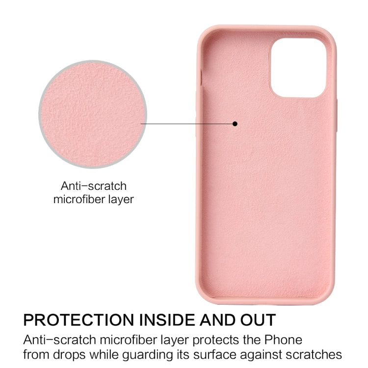 For iPhone 13 Solid Color Liquid Silicone Shockproof Protective Case(Carmine) - iPhone 13 Cases by buy2fix | Online Shopping UK | buy2fix