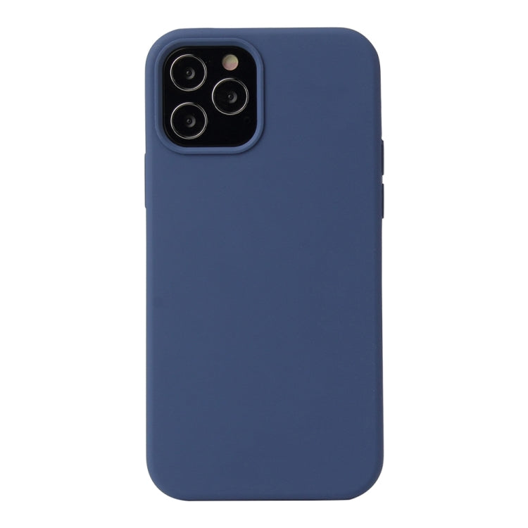 For iPhone 13 Pro Max Solid Color Liquid Silicone Shockproof Protective Case (Diamond Blue) - iPhone 13 Pro Max Cases by buy2fix | Online Shopping UK | buy2fix