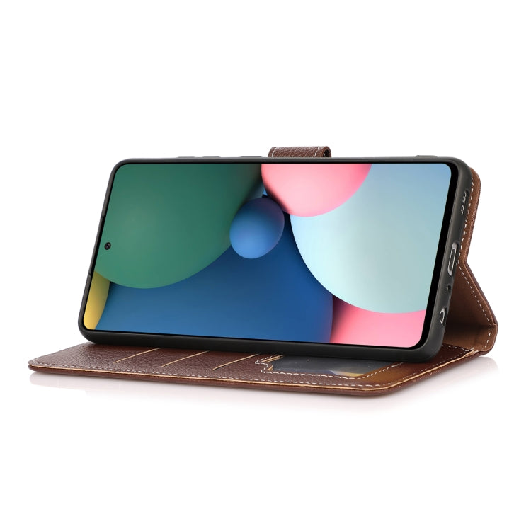 For Nokia X20 Litchi Texture PU + TPU Horizontal Flip Leather Case with Holder & Card Slots & Wallet(Brown) - Nokia Cases by buy2fix | Online Shopping UK | buy2fix