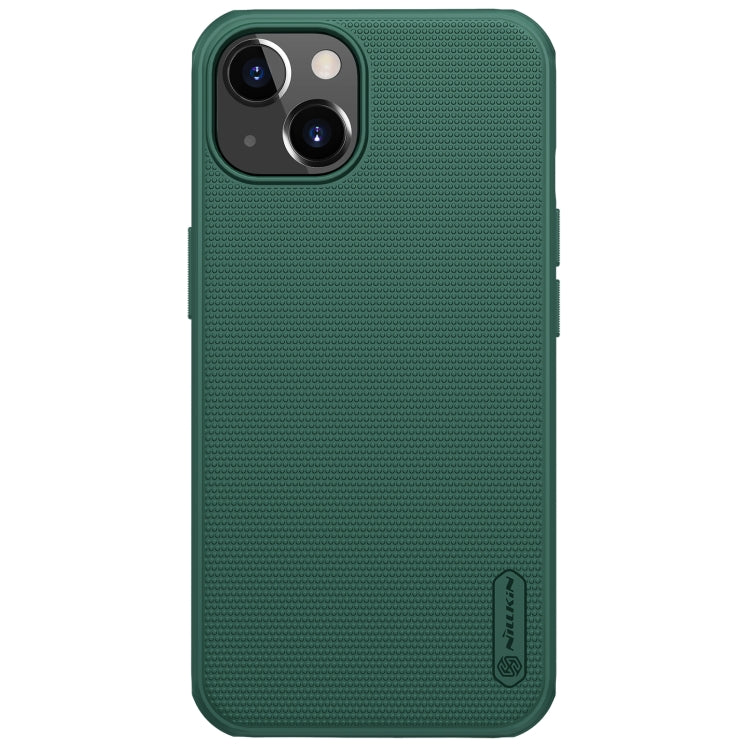 For iPhone 13 NILLKIN Super Frosted Shield Pro PC + TPU Protective Case(Dark Green) - iPhone 13 Cases by NILLKIN | Online Shopping UK | buy2fix