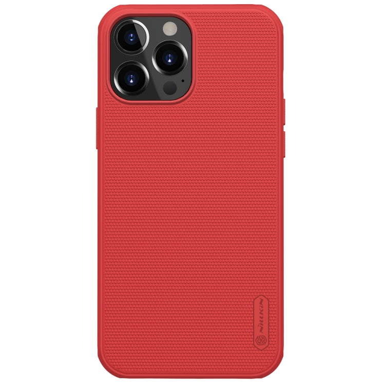 For iPhone 13 Pro NILLKIN Super Frosted Shield Pro PC + TPU Protective Case (Red) - iPhone 13 Pro Cases by NILLKIN | Online Shopping UK | buy2fix