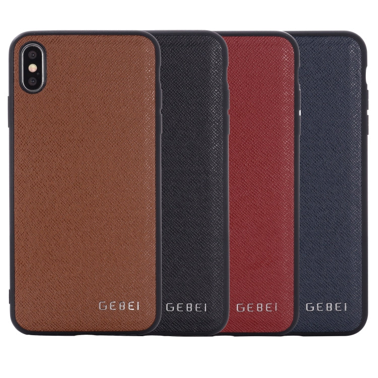 For iPhone 11 Pro GEBEI Full-coverage Shockproof Leather Protective Case(Brown) - iPhone 11 Pro Cases by GEBEI | Online Shopping UK | buy2fix