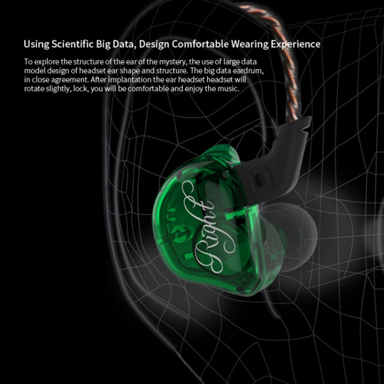 KZ ZSR 6-unit Ring Iron In-ear Wired Earphone, Standard Version(White) - In Ear Wired Earphone by KZ | Online Shopping UK | buy2fix