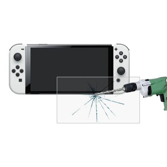 For Nintendo Switch OLED 0.26mm 9H 2.5D Tempered Glass Film - Tempered Glass by DIYLooks | Online Shopping UK | buy2fix