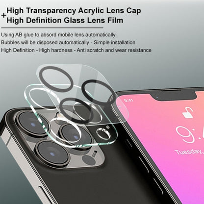 For iPhone 13 Pro / 13 Pro Max IMAK Integrated Rear Camera Lens Tempered Glass Film with Lens Cap - iPhone 13 Pro Tempered Glass by imak | Online Shopping UK | buy2fix