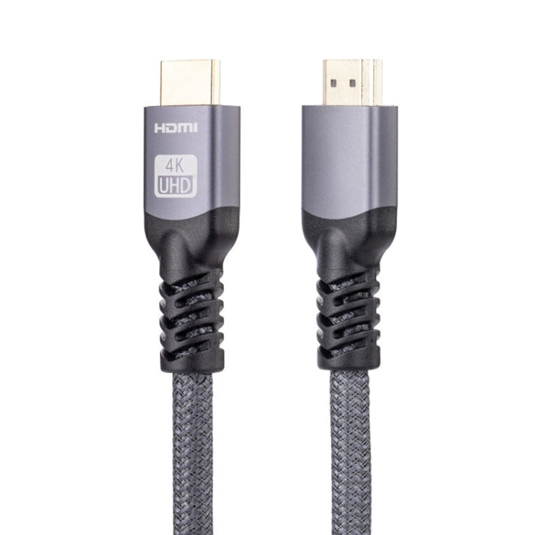 HDMI 2.0 Male to HDMI 2.0 Male 4K Ultra-HD Braided Adapter Cable, Cable Length:6m(Grey) - Cable by buy2fix | Online Shopping UK | buy2fix