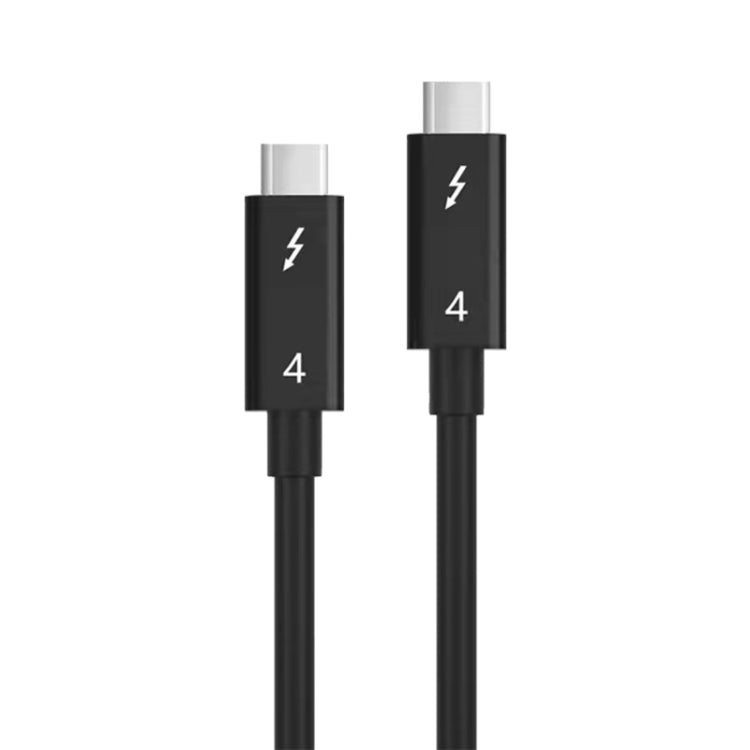 USB-C / Type-C Male to USB-C / Type-C Male Multi-function Transmission Cable for Thunderbolt 4, Cable Length:0.3m(Black) - Computer & Networking by buy2fix | Online Shopping UK | buy2fix